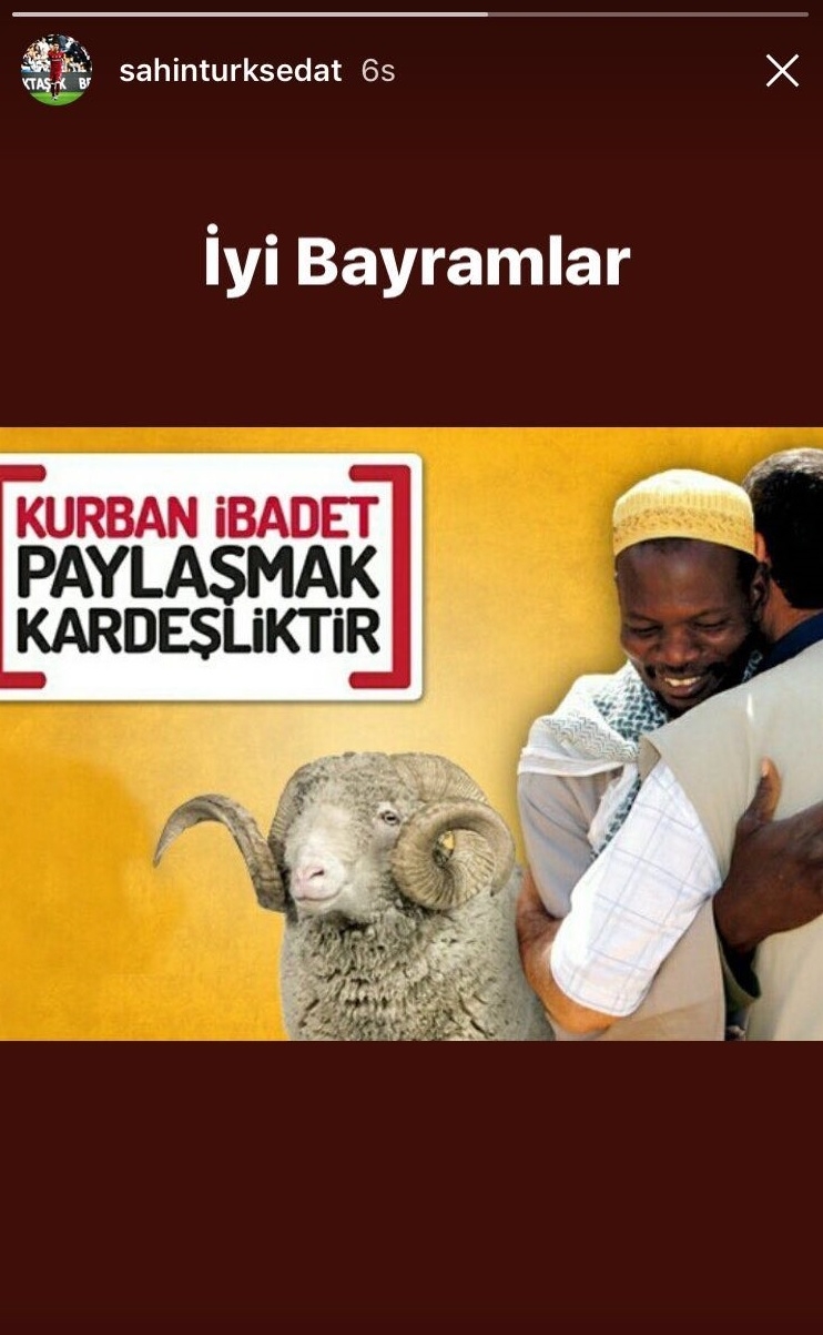 Beşiktaşlı futbolcuların bayram mesajları - Görsel 2