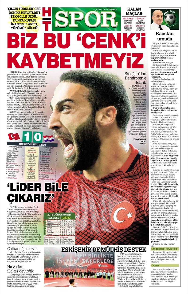 6 Eylül 2017 | İşte gazetelerin Beşiktaş manşetleri - Görsel 11