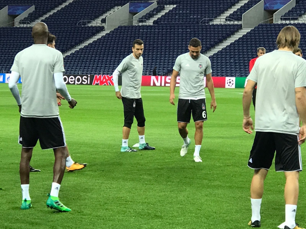 İşte Beşiktaş'ın Dragao Stadı'ndaki idmanından kareler! - Görsel 4
