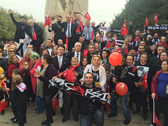 Beşiktaşlılar Anıtkabir'de! - Görsel 3