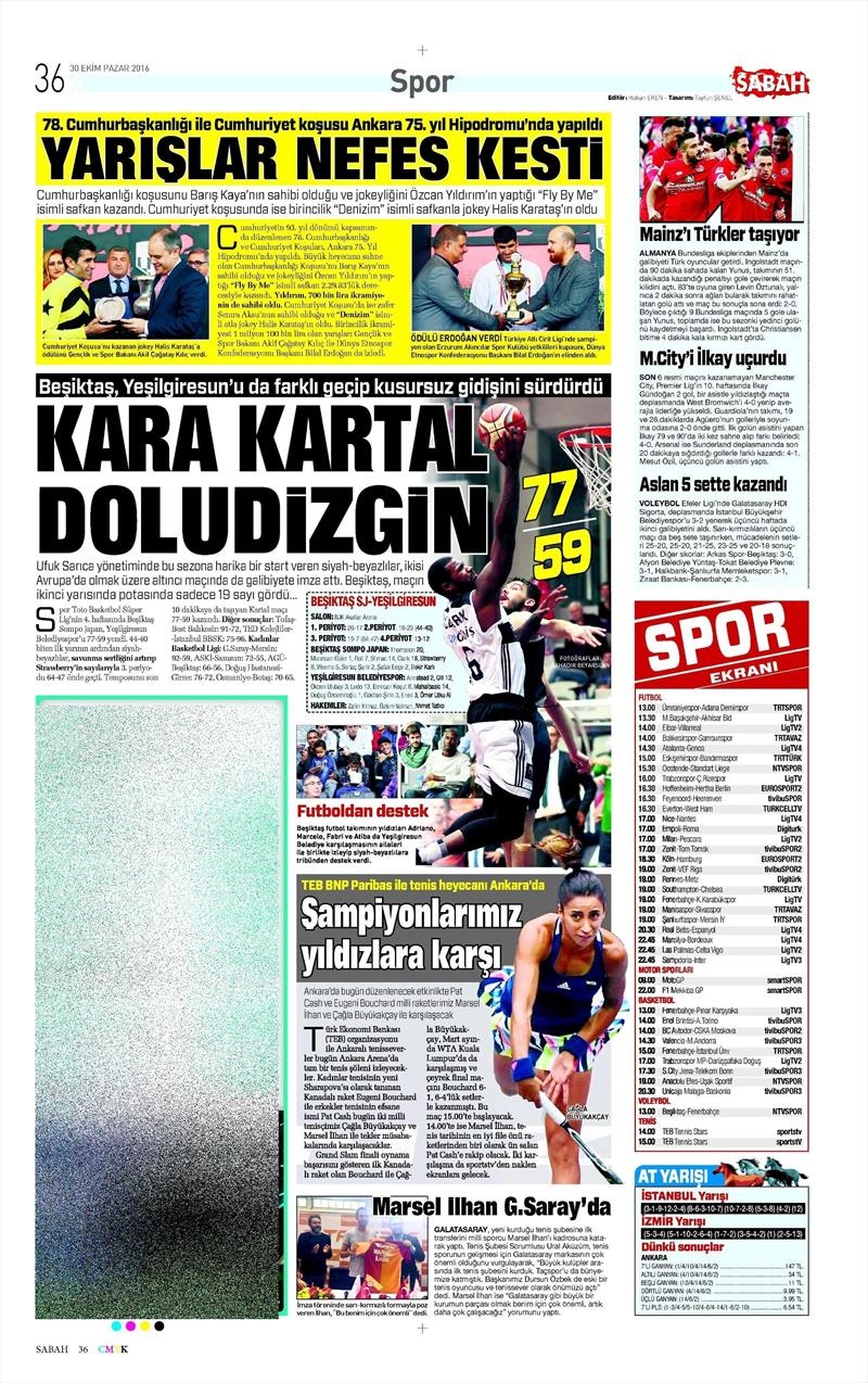 30 Ekim 2016 | Gazetelerin Beşiktaş manşetleri - Görsel 15