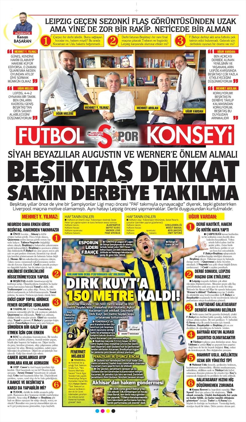 26 Eylül 2017 | Gazetelerin Beşiktaş Manşetleri - Görsel 10