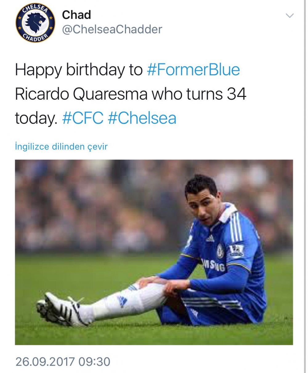 Dünyanın dört bir yanından Quaresma'ya doğum günü mesajları - Görsel 5