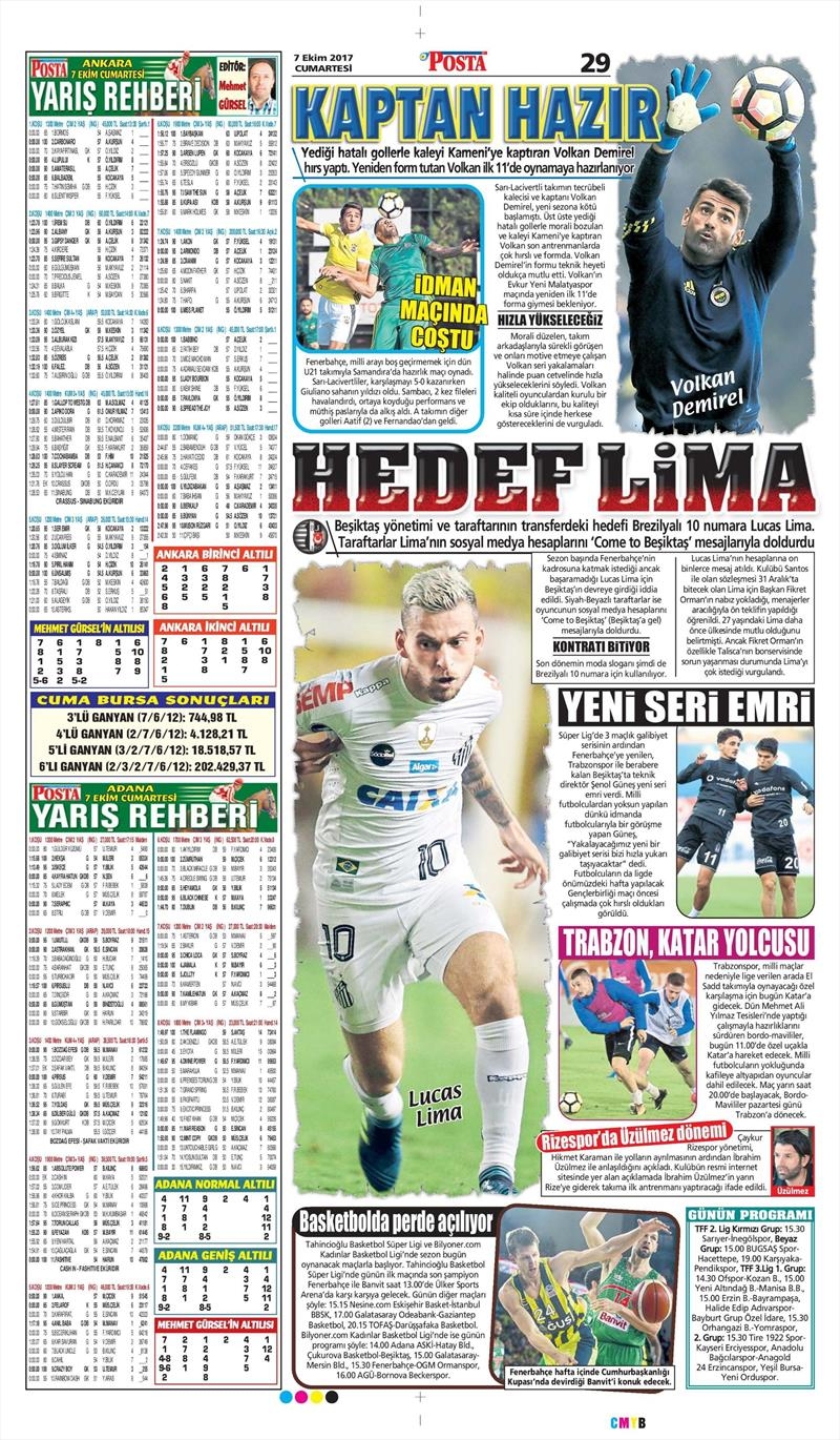 07 Ekim 2017 | Gazetelerin Beşiktaş Manşetleri - Görsel 7