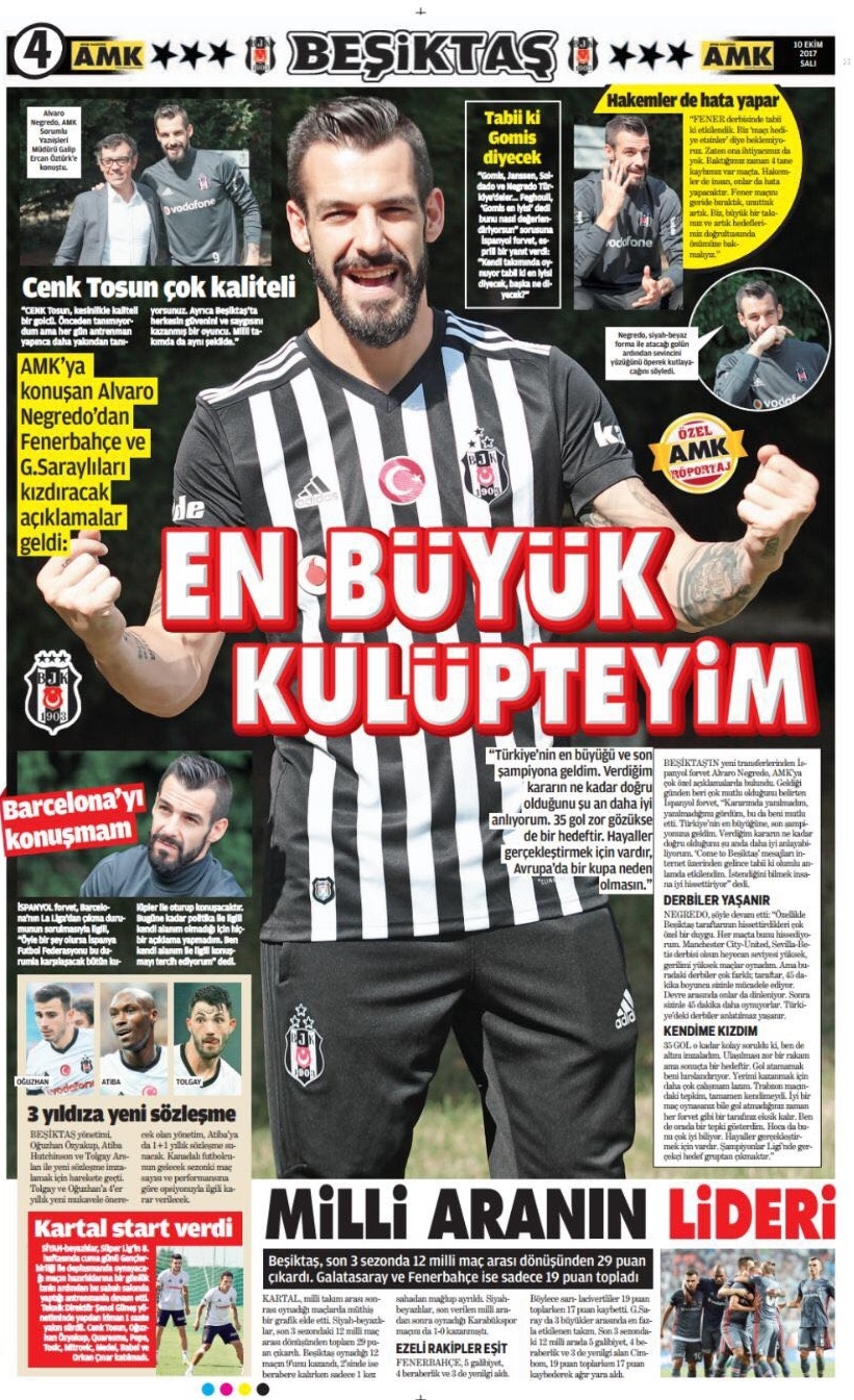 10 Ekim 2017 | İşte gazetelerin Beşiktaş manşetleri - Görsel 11