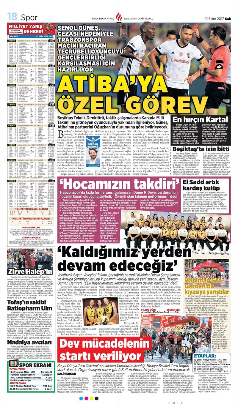 10 Ekim 2017 | İşte gazetelerin Beşiktaş manşetleri - Görsel 7