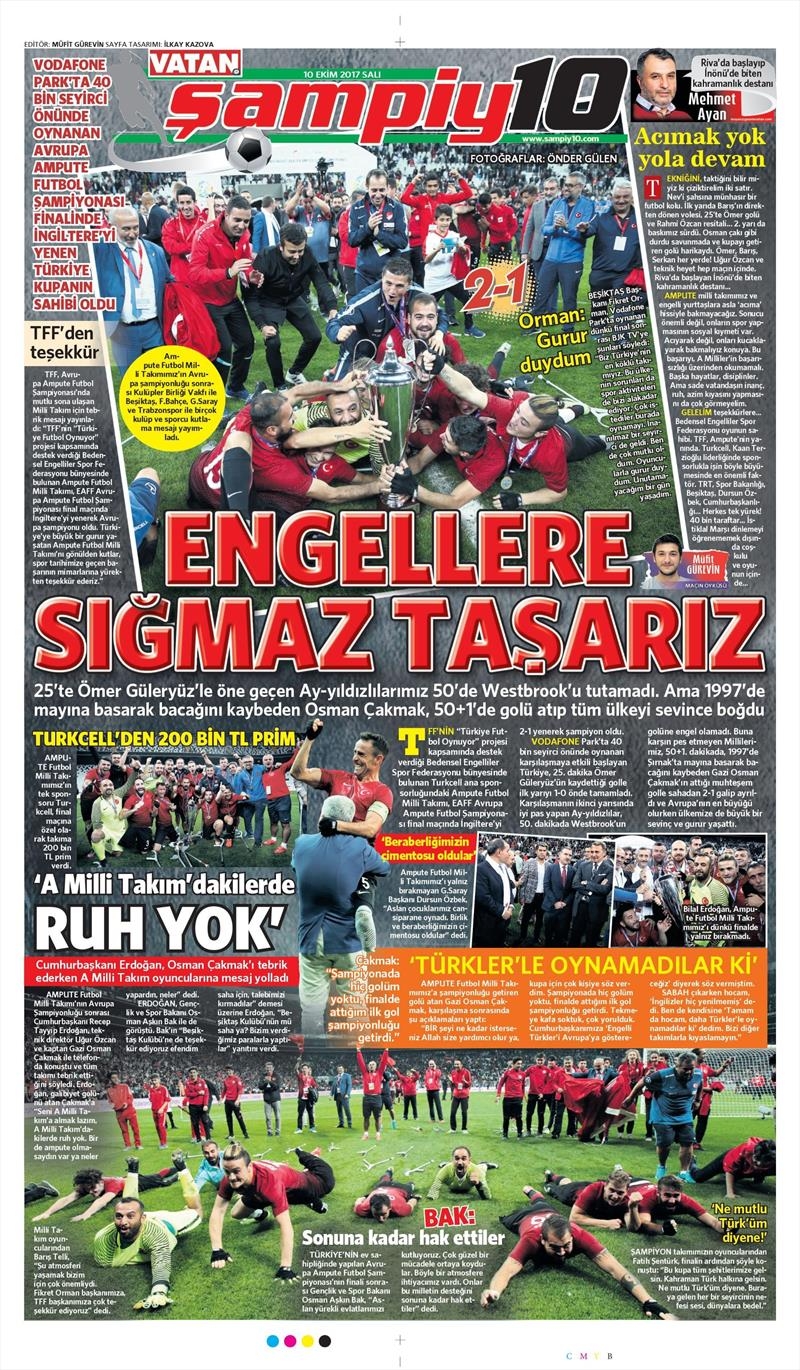 İşte kahramanlar için atılan gazete manşetleri! - Görsel 10