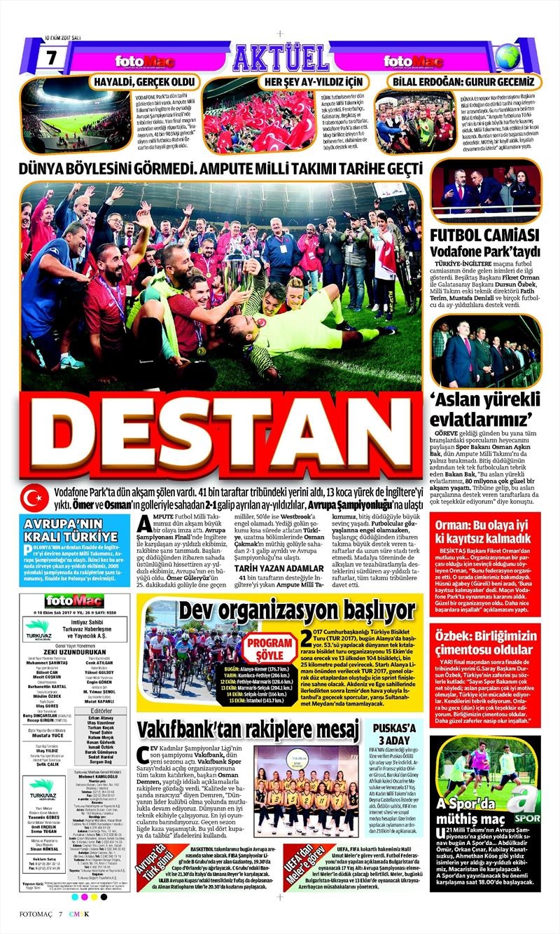 İşte kahramanlar için atılan gazete manşetleri! - Görsel 4