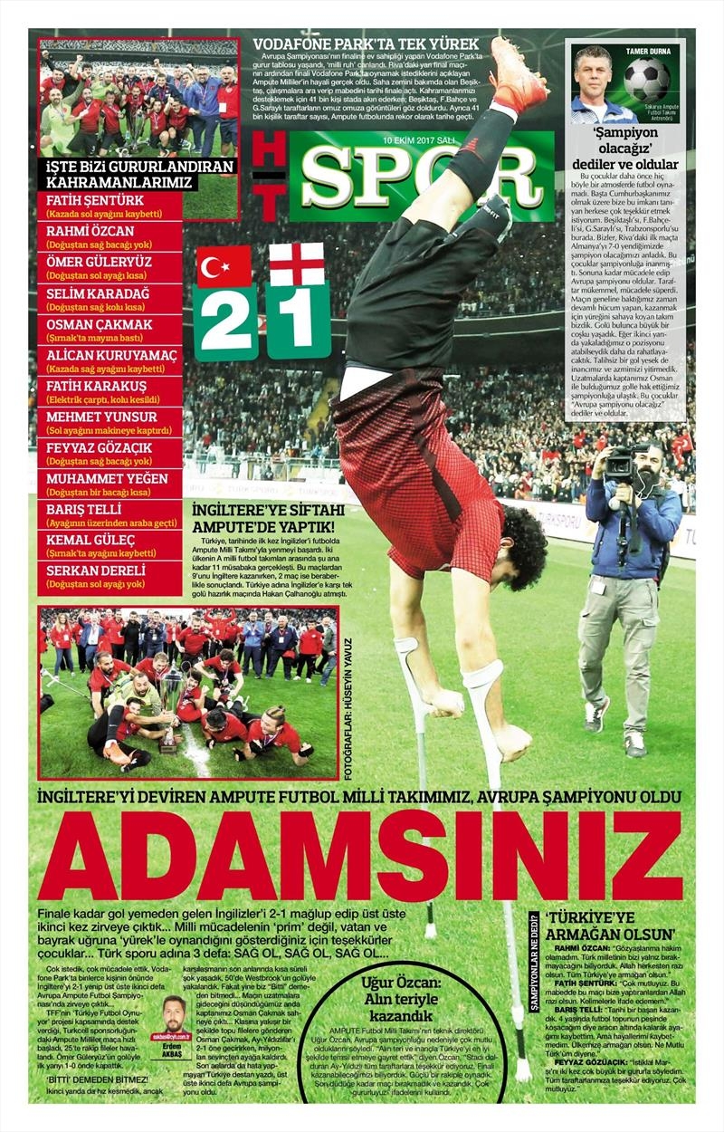 İşte kahramanlar için atılan gazete manşetleri! - Görsel 7