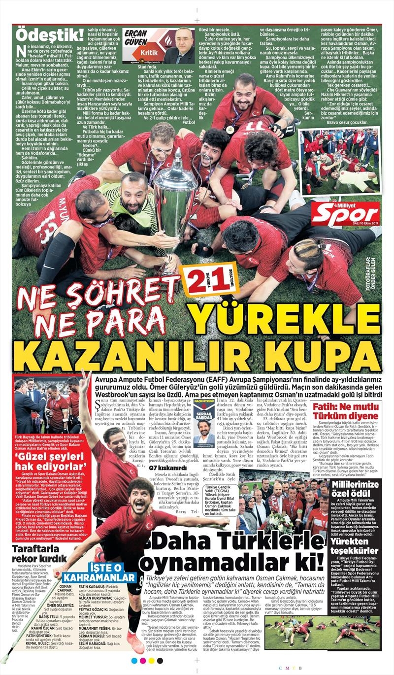 İşte kahramanlar için atılan gazete manşetleri! - Görsel 9