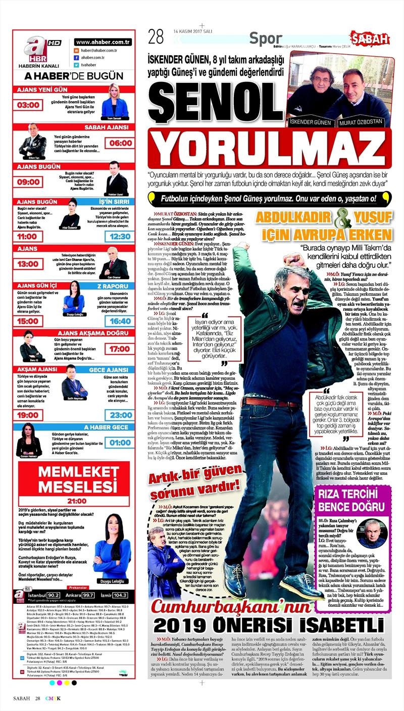 14 Kasım 2017 | Gazetelerin Beşiktaş Manşetleri - Görsel 8