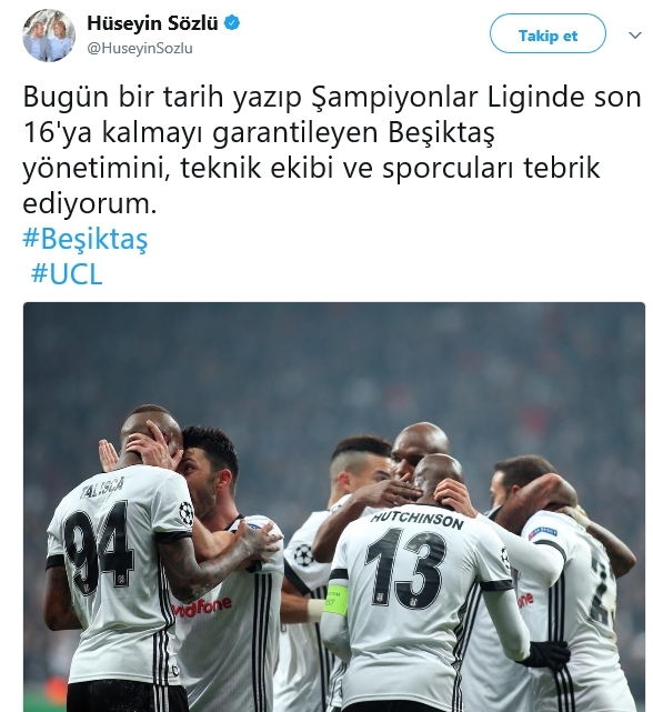 Siyasiler, eski sporcular, kulüpler... Beşiktaş'a tebrik yağmuru! - Görsel 16