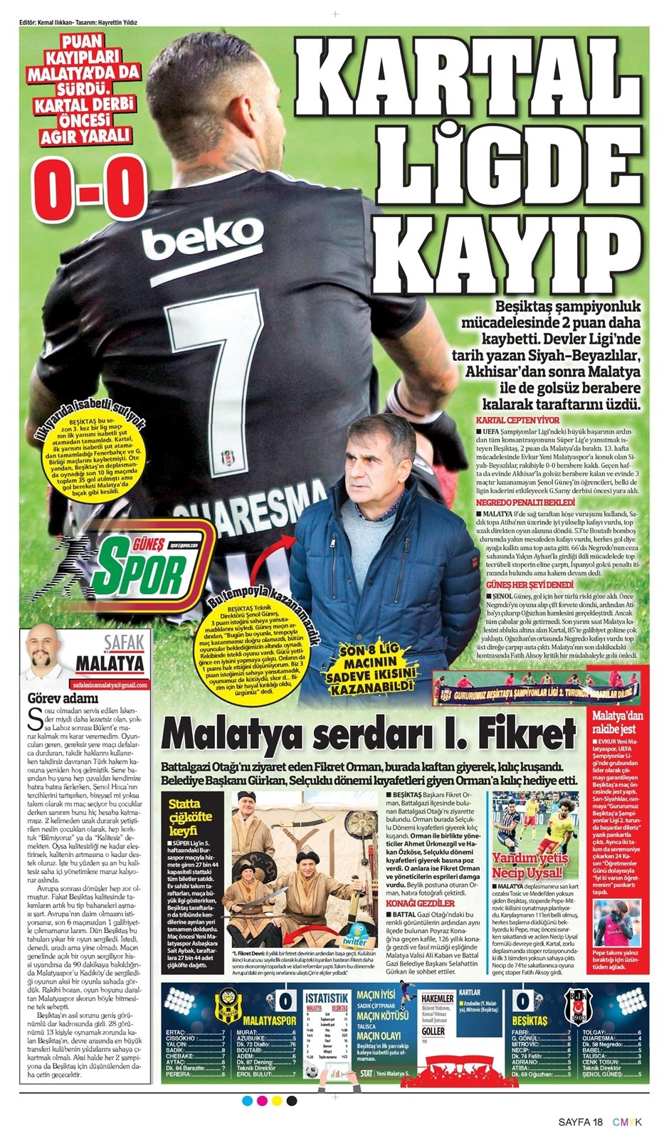 26 Kasım 2017 | Gazetelerin Beşiktaş Manşetleri - Görsel 2