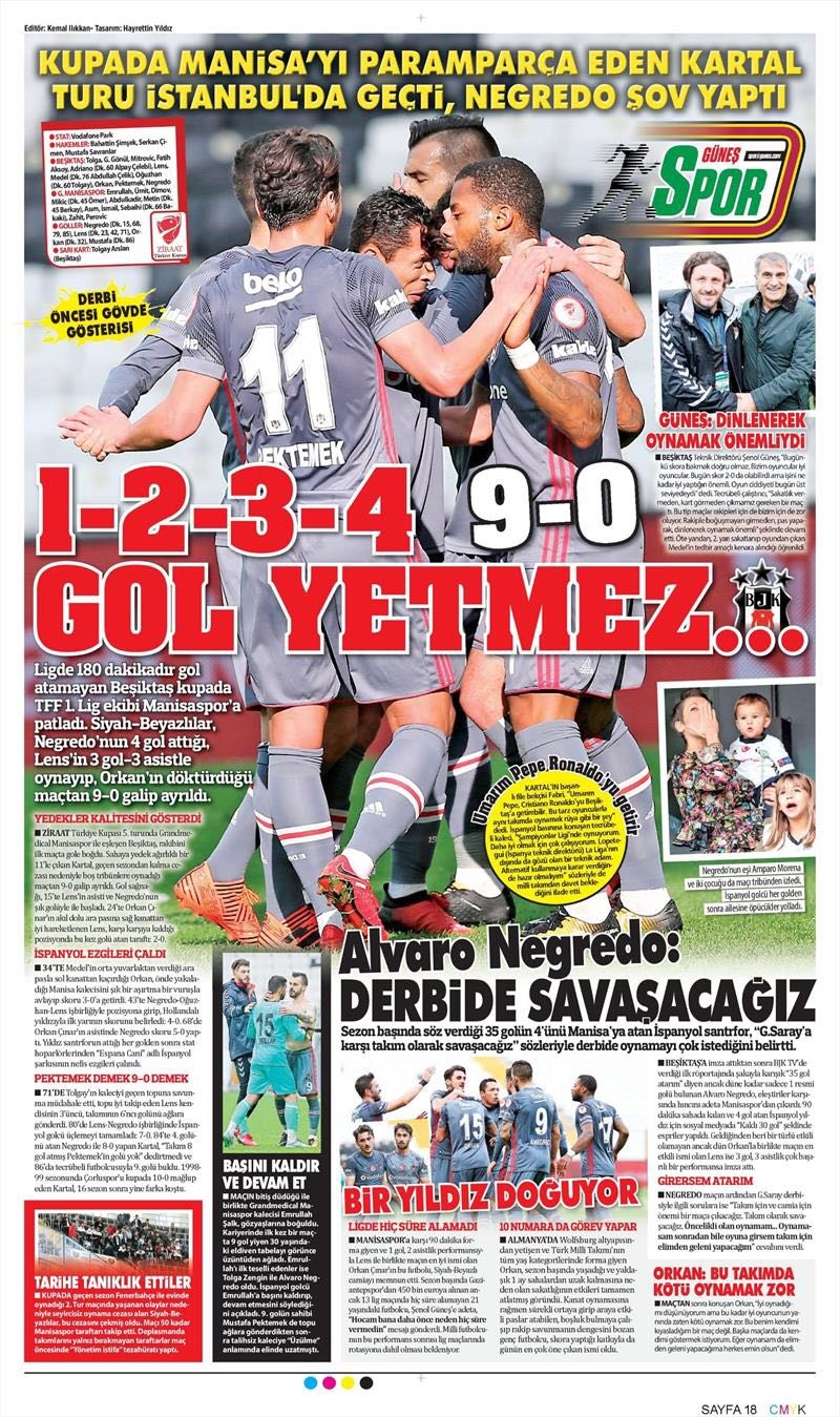 29 Kasım 2017 | Gazetelerin Beşiktaş Manşetleri - Görsel 4