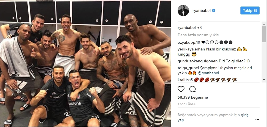 Beşiktaşlı futbolculardan derbi zaferi paylaşımları  - Görsel 3