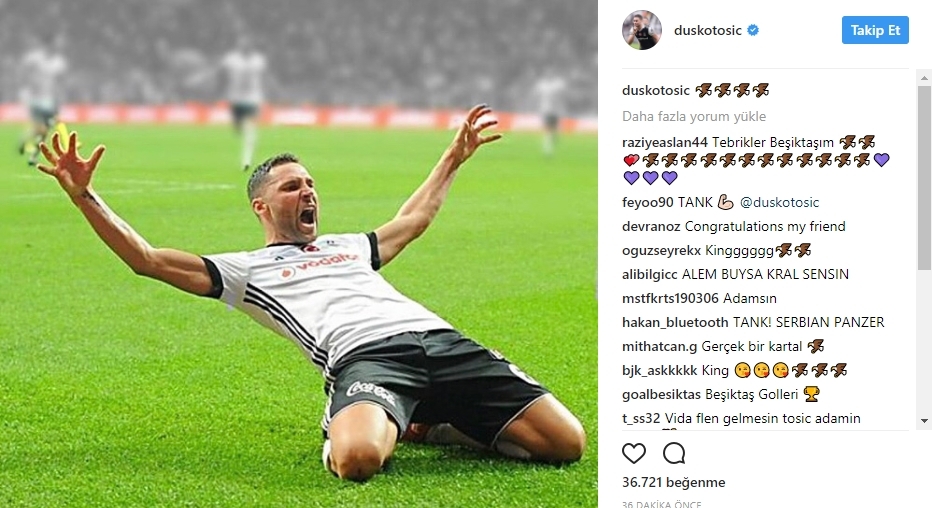 Beşiktaşlı futbolculardan derbi zaferi paylaşımları  - Görsel 6