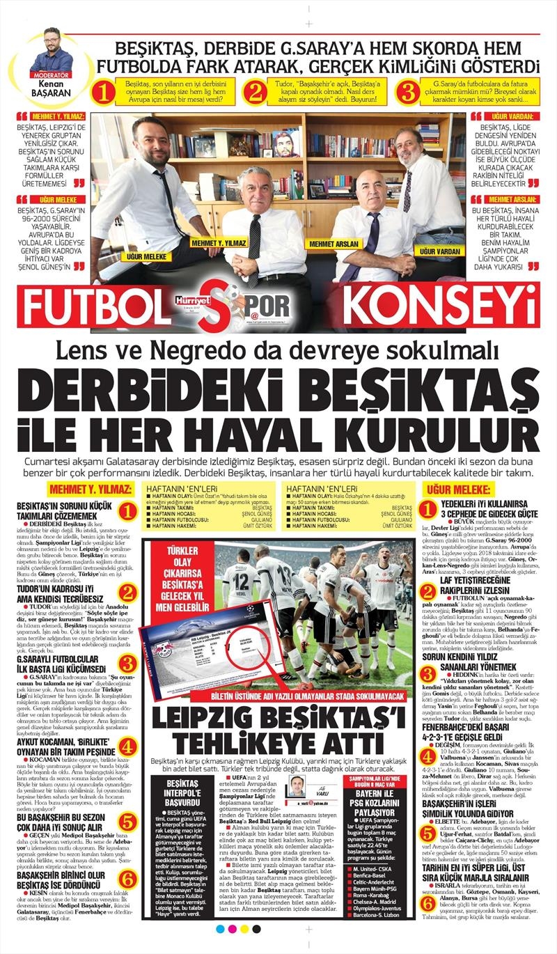 5 Aralık 2017 | Gazetelerin Beşiktaş Manşetleri - Görsel 7