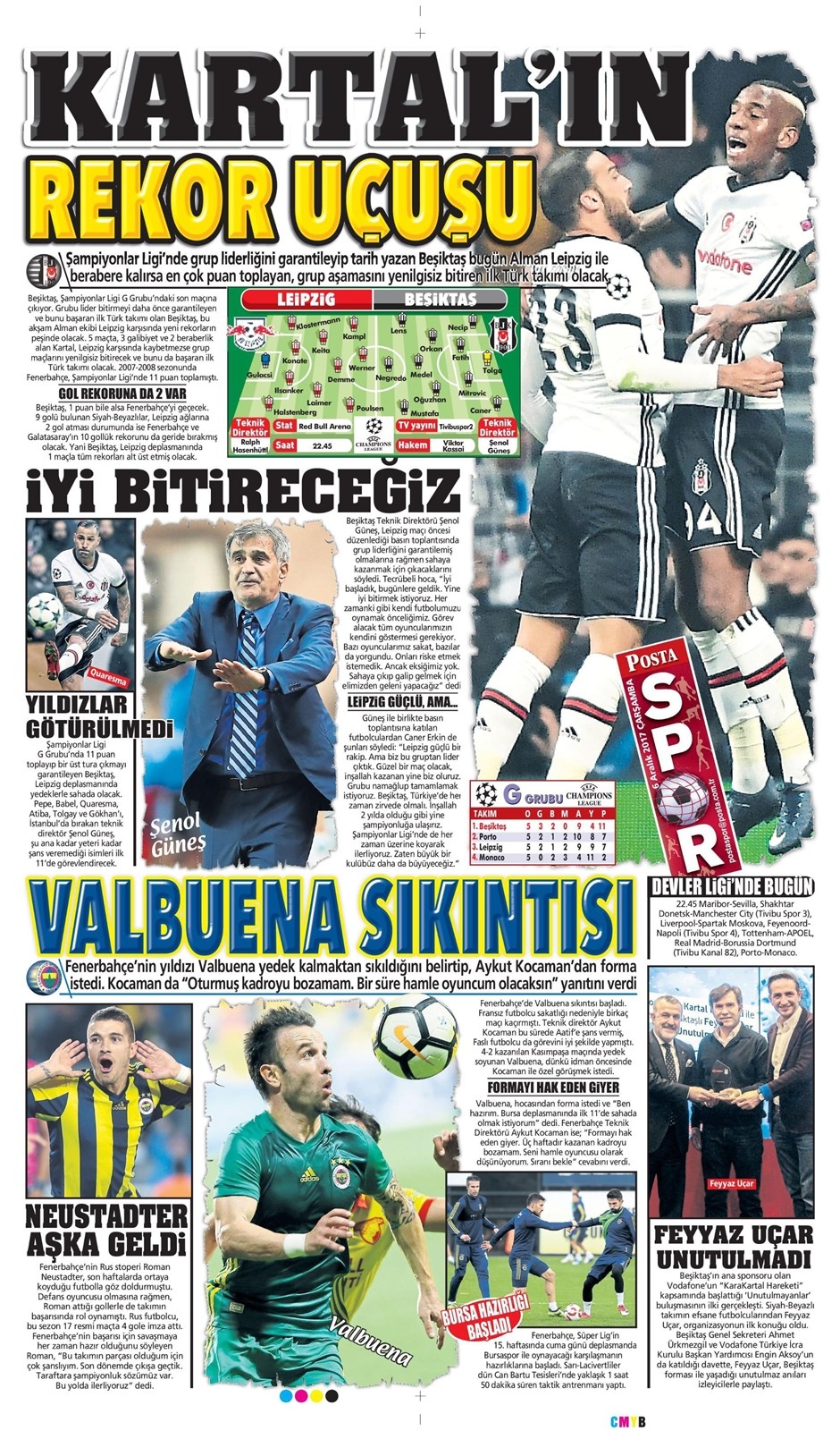 6 Aralık 2017 | Gazetelerin Beşiktaş Manşetleri - Görsel 11