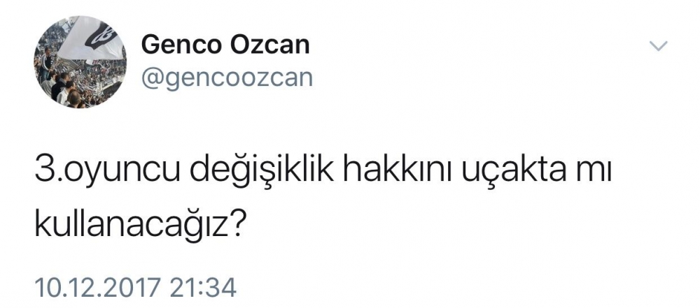 Beşiktaş taraftarının Şenol Güneş’in 3. oyuncu değişikliği yapmamasına tepkisi! - Görsel 1