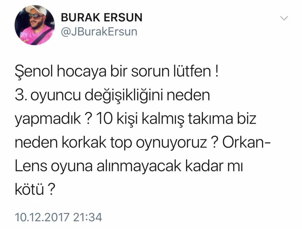 Beşiktaş taraftarının Şenol Güneş’in 3. oyuncu değişikliği yapmamasına tepkisi! - Görsel 3
