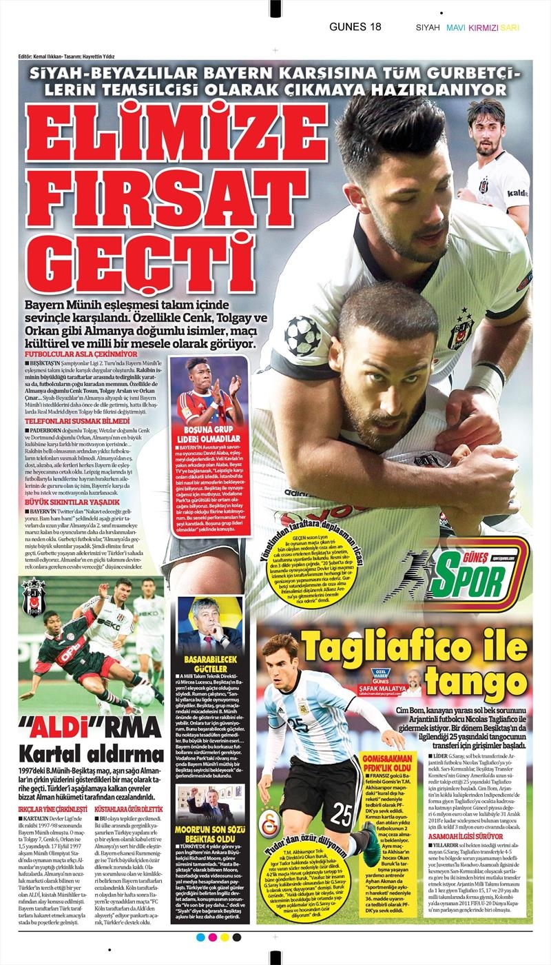 13 Aralık 2017 | Gazetelerin Beşiktaş Manşetleri - Görsel 5