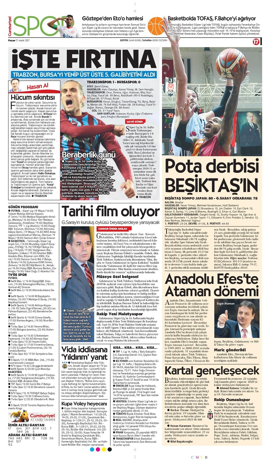 17 Aralık 2017 | Gazetelerin Beşiktaş Manşetleri - Görsel 4