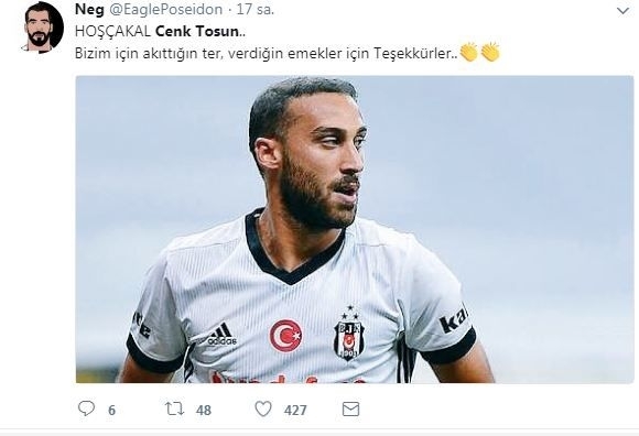 Everton'a transferi konuşulan Cenk Tosun'la ilgili yorumlar - Görsel 4