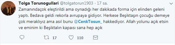 Everton'a transferi konuşulan Cenk Tosun'la ilgili yorumlar - Görsel 5