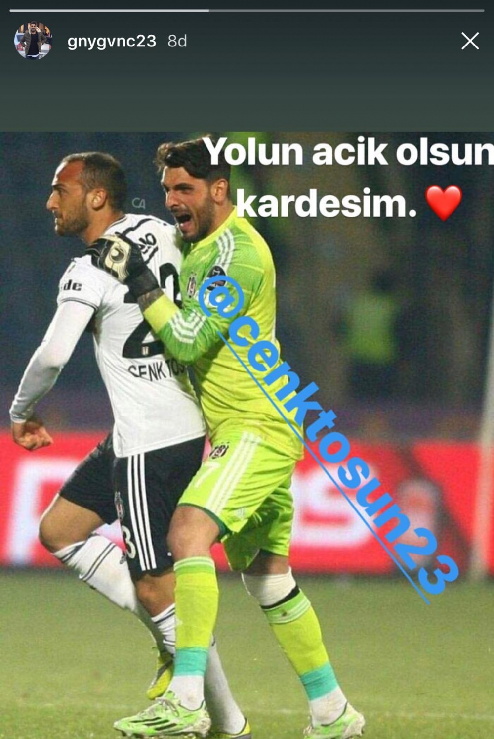 Cenk Tosun’a gelen tebrik ve destek mesajları. Tayyip Erdoğan’dan Hidayet Türkoğlu’na, Arda Turan’dan Burak Yılmaz’a... TFF unuttu mu? - Görsel 29