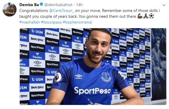 Cenk Tosun’a gelen tebrik ve destek mesajları. Tayyip Erdoğan’dan Hidayet Türkoğlu’na, Arda Turan’dan Burak Yılmaz’a... TFF unuttu mu? - Görsel 3