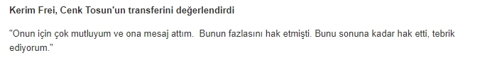 Cenk Tosun’a gelen tebrik ve destek mesajları. Tayyip Erdoğan’dan Hidayet Türkoğlu’na, Arda Turan’dan Burak Yılmaz’a... TFF unuttu mu? - Görsel 38