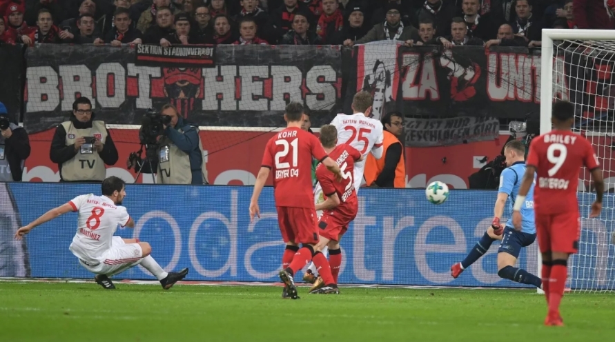 Bayer Leverkusen - Bayern Münih maçından 23 kare - Görsel 8