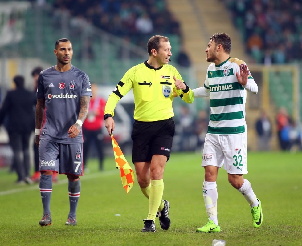 Bursaspor - Beşiktaş maçından kareler - Görsel 26