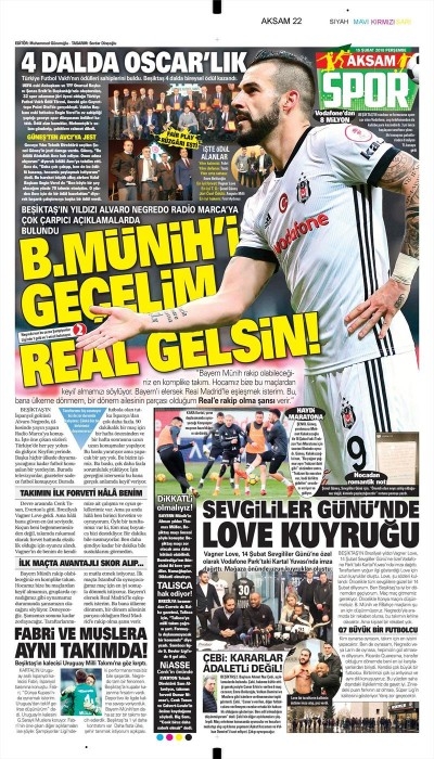 15 Şubat 2018 | İşte gazetelerin Beşiktaş manşetleri - Görsel 2