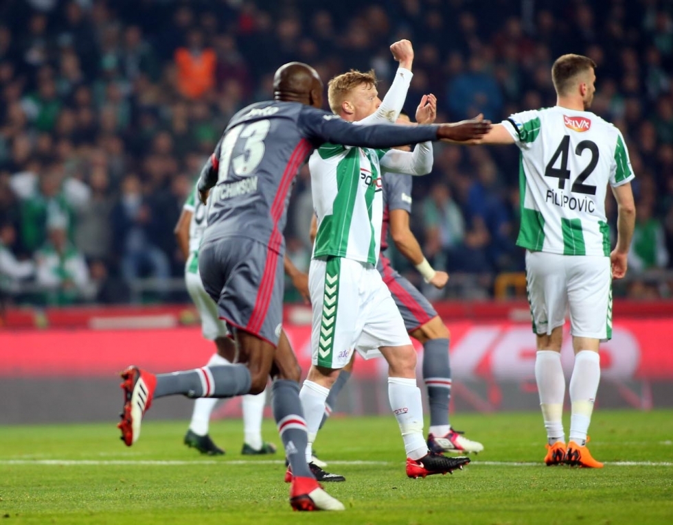 İşte Konyaspor - Beşiktaş maçından kareler... - Görsel 16