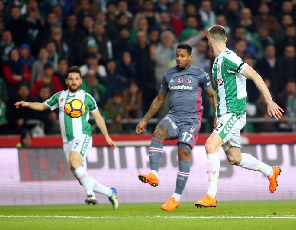 İşte Konyaspor - Beşiktaş maçından kareler... - Görsel 17