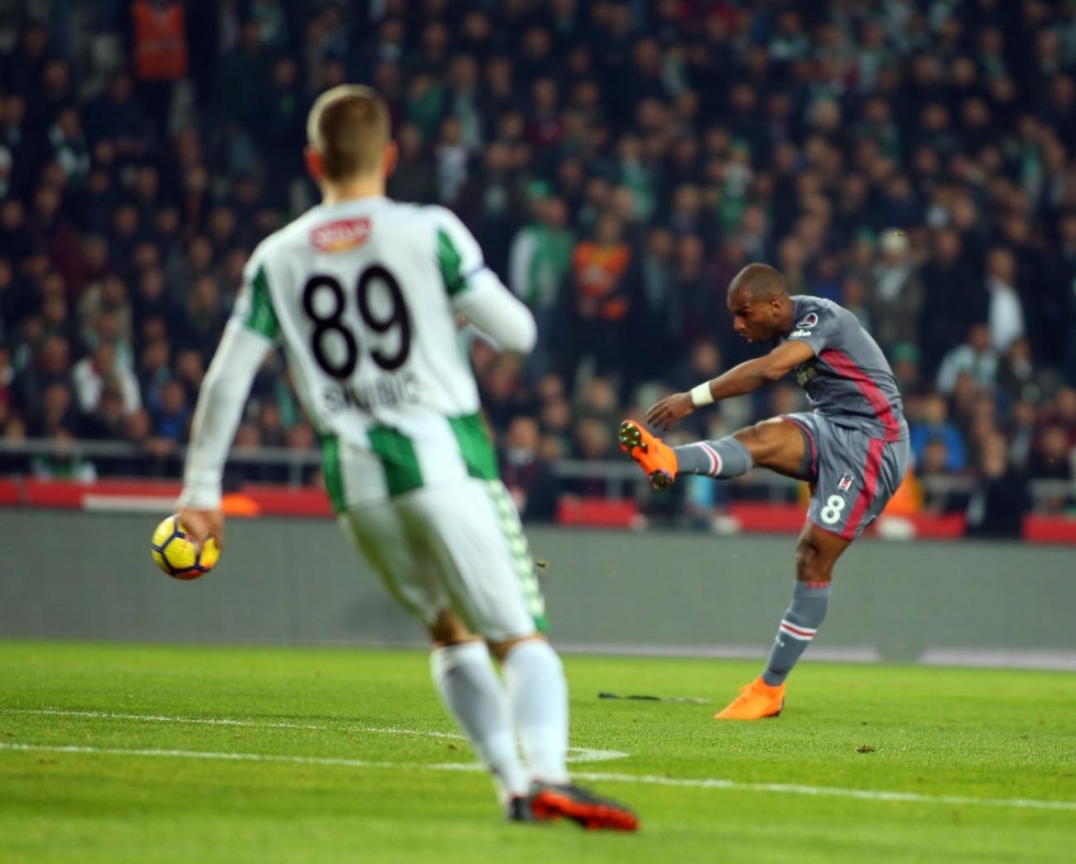 İşte Konyaspor - Beşiktaş maçından kareler... - Görsel 21