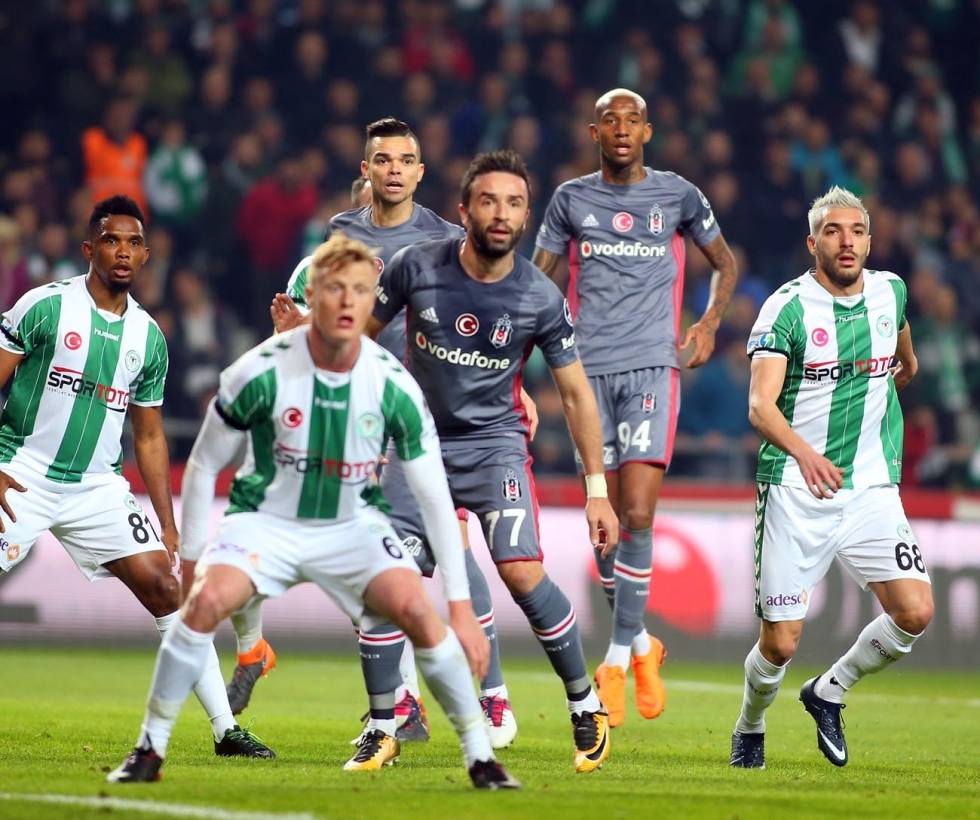 İşte Konyaspor - Beşiktaş maçından kareler... - Görsel 22