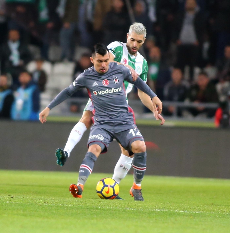 İşte Konyaspor - Beşiktaş maçından kareler... - Görsel 27