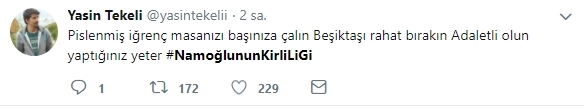 Beşiktaş taraftarı Namoğlu’nun istifasını istiyor! - Görsel 2