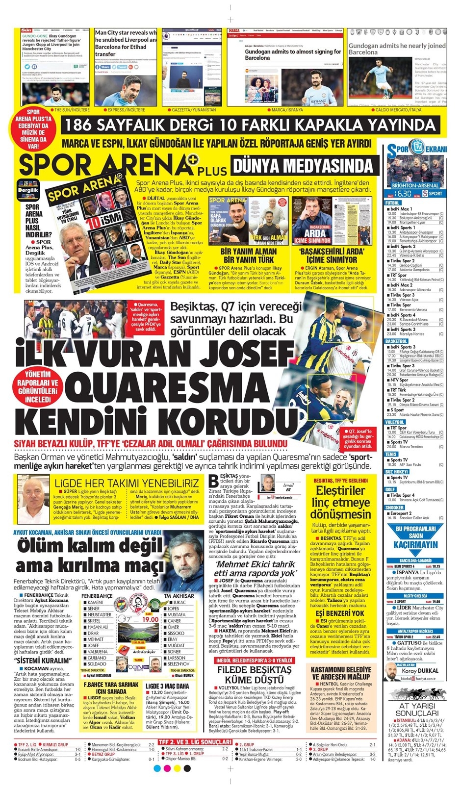 04 Mart 2018 | Gazetelerin Beşiktaş Manşetleri - Görsel 2