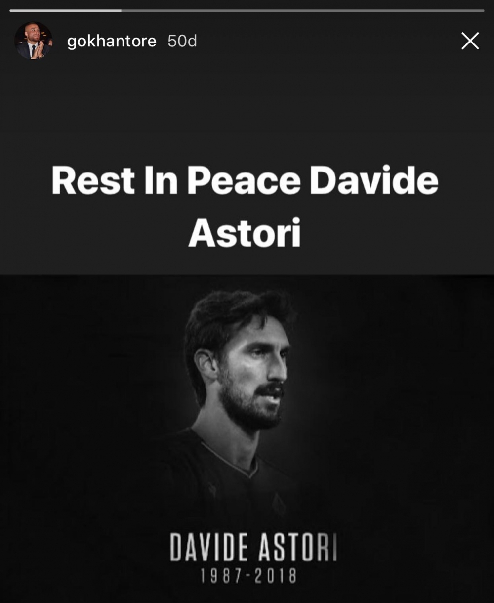 Beşiktaşlı futbolculardan Davide Astori paylaşımları... - Görsel 3