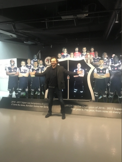 Beşiktaşlı oyuncu Reha Özcan, Beşiktaş JK Müzesi'ni ziyaret etti! - Görsel 2