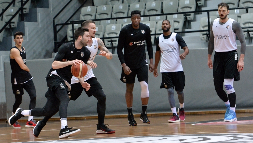 Beşiktaş Sompo Japan akşam antrenmanını tamamladı! İşte antrenmandan kareler... - Görsel 2