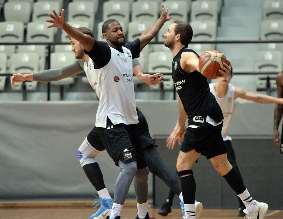 Beşiktaş Sompo Japan akşam antrenmanını tamamladı! İşte antrenmandan kareler... - Görsel 6