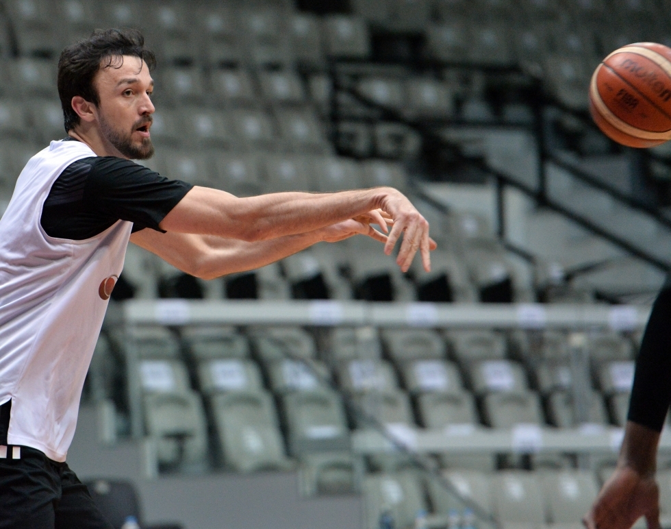 Beşiktaş Sompo Japan akşam antrenmanını tamamladı! İşte antrenmandan kareler... - Görsel 9