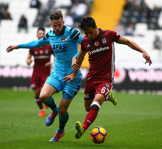Beşiktaş-AZ Alkmaar maçından kareler - Görsel 8