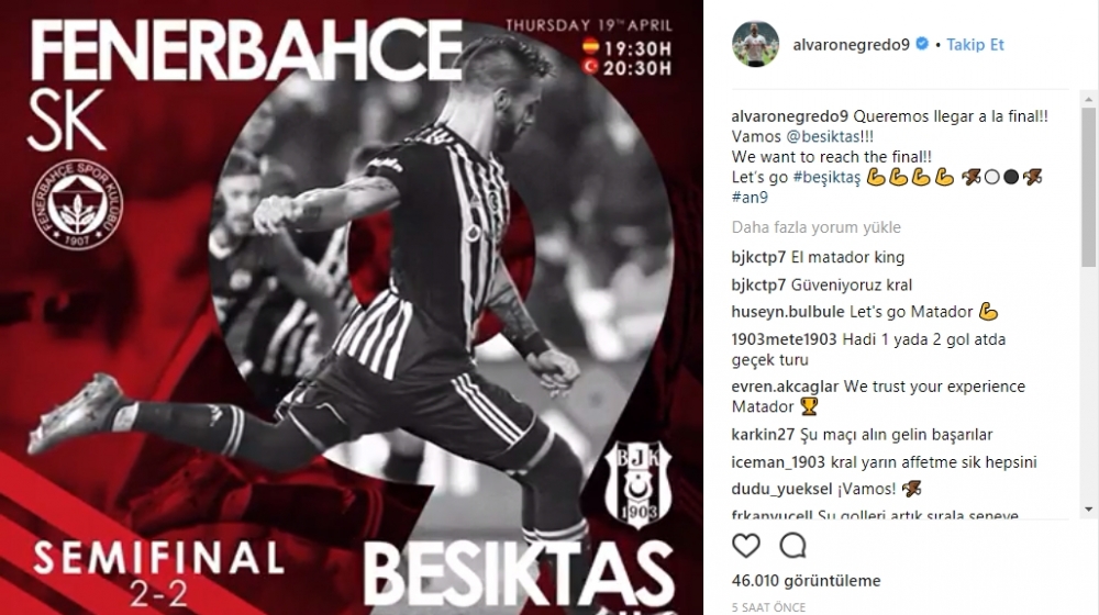 Siyah beyazlı futbolcuların bugün yaptıkları Instagram paylaşımları - Görsel 2
