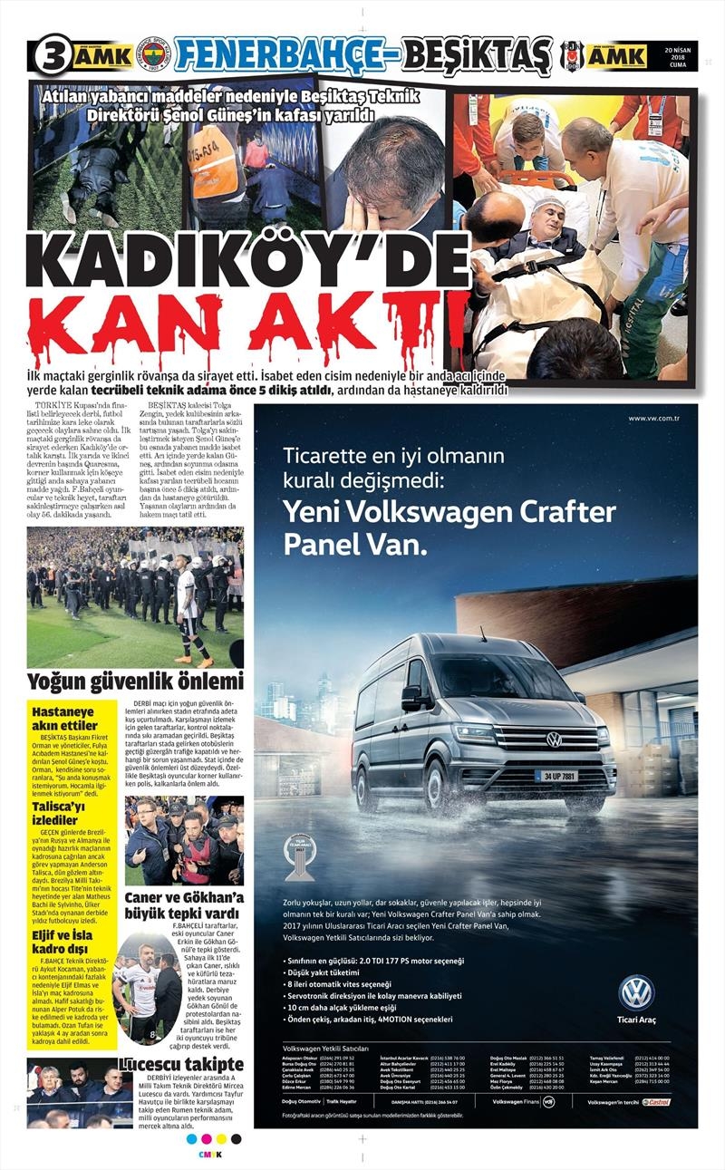 20 Nisan 2018 | Gazetelerin Beşiktaş Manşetleri - Görsel 4