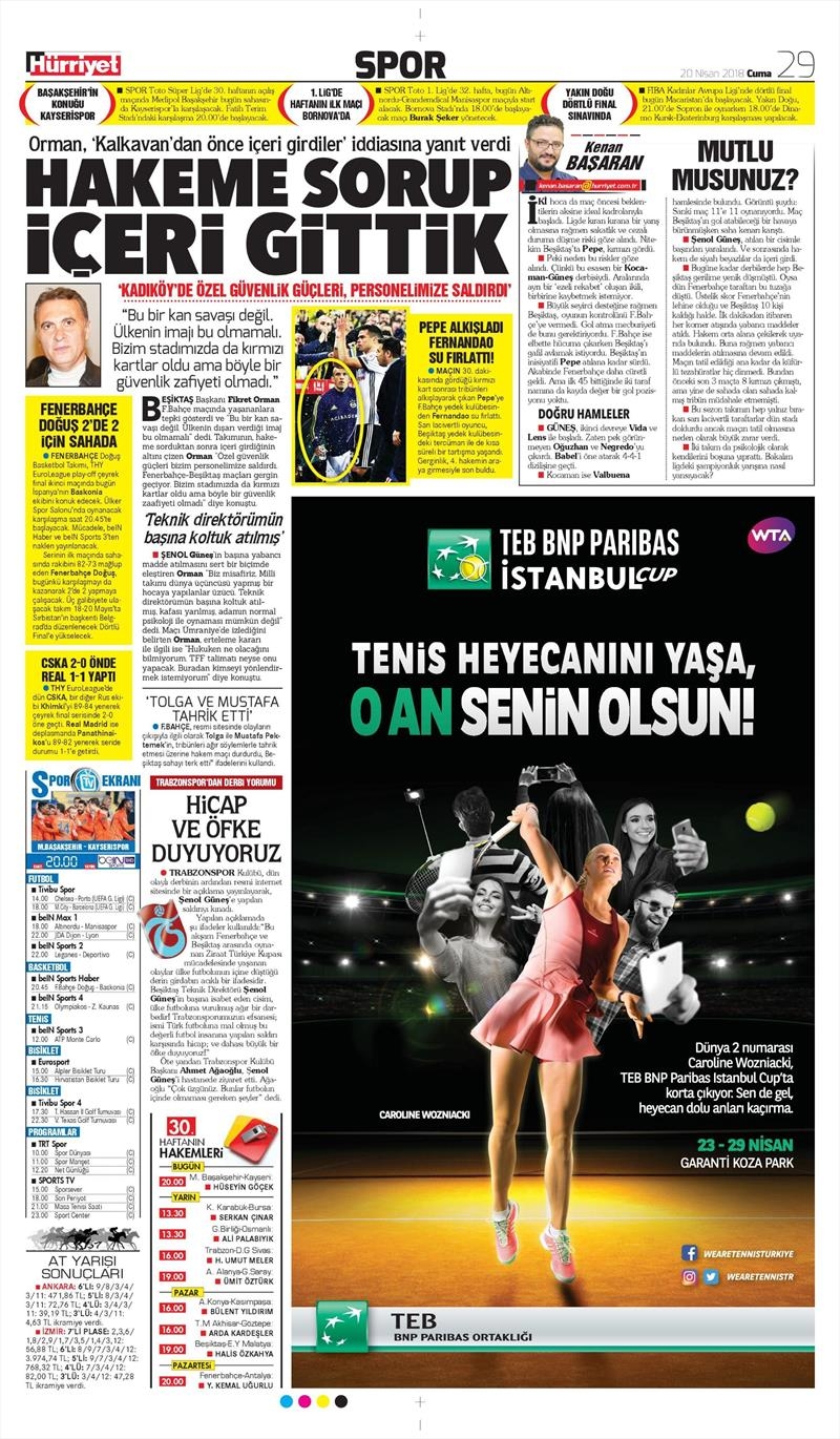 20 Nisan 2018 | Gazetelerin Beşiktaş Manşetleri - Görsel 9